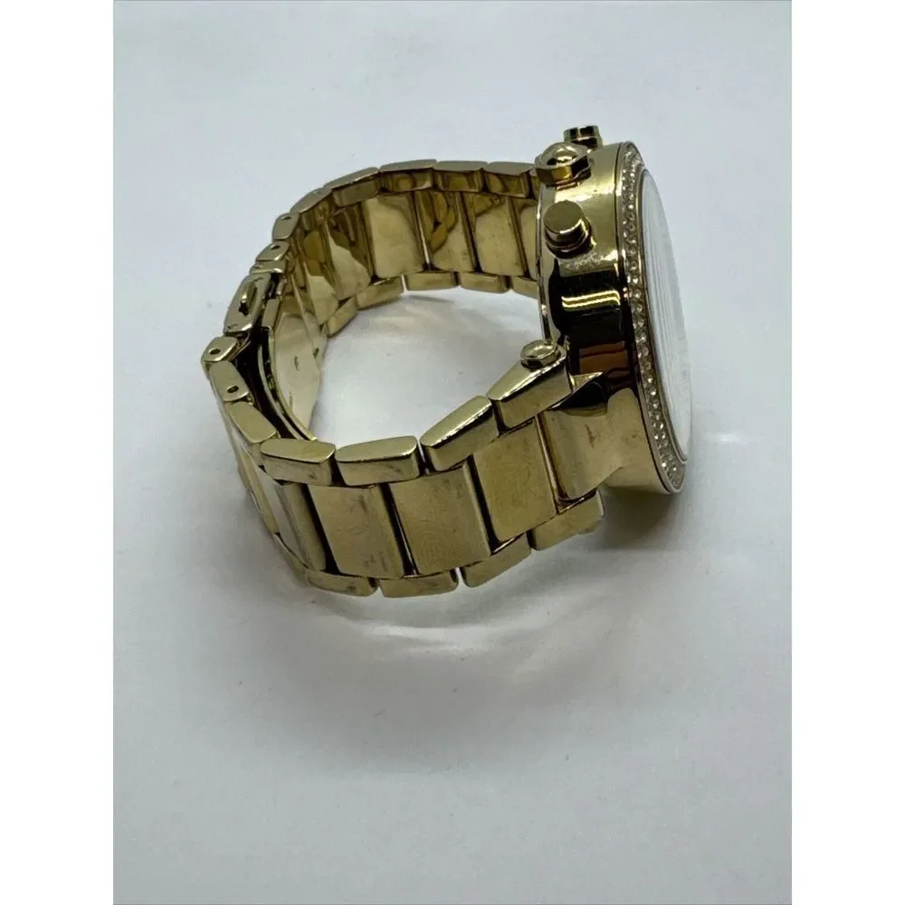 Michael Kors Parker MK5354 Women's Gold Stainless Steel Analog Dial Watch JNA374